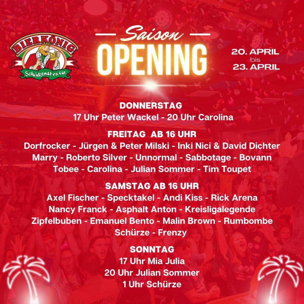 Opening im Bierkönig